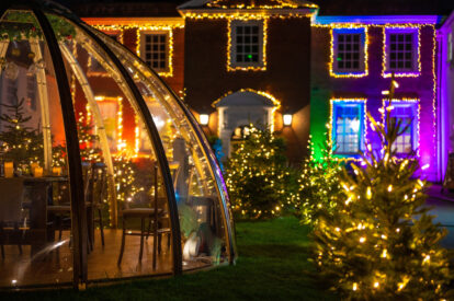 CHRISTMAS AFTERNOON TEA IN AN IGLOO